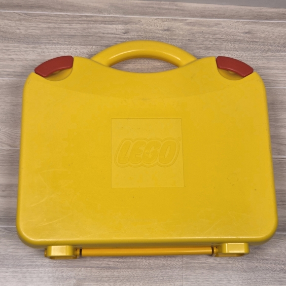 Lego Travel Cases Lot of 2 Storage Container Plastic Case Carry Bin w/ Dividers - Picture 3 of 7